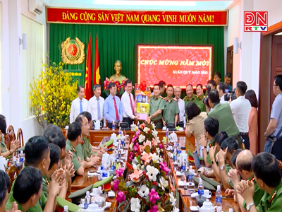 Lãnh đạo tỉnh Đồng Nai chúc Tết các đơn vị lực lượng vũ trang